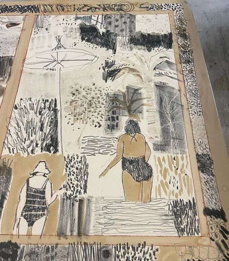 Stone Lithography, Jane Ormes, Collage Projects, Lithography, Mark Making, The Stone, Bristol, Printmaking, Instagram A