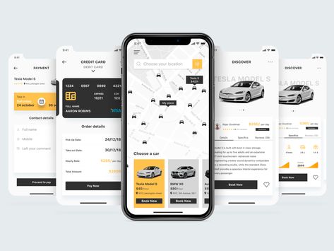 Hello Dribblers! We made new concept of app for car sharing. A convenient app interface shows all the necessary information about your upcoming trip. You only need to enter your details before mak... Car Sharing App, Application Ui Design, Car Rental App, Uber App, Car App, App Inspiration, Car Ui, Taxi App, Mobile Application Design