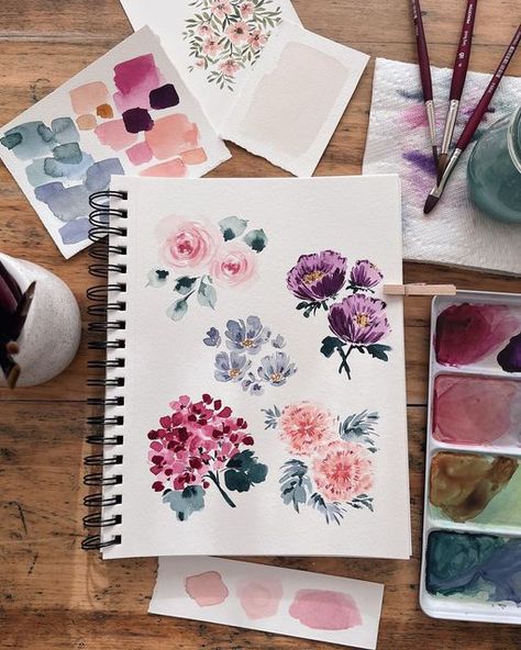 Shayda Campbell on Instagram: "Wanna get 20% off my watercolor e-courses!? There’s a discount code in two of my latest YouTube videos (I’m just not telling you which ones 😝) Head to my channel to watch the latest tutorials and get the code for yourself!" Shayda Campbell, Watercolor Botanicals, 2024 Manifestation, Vintage Watercolor, Watercolor Ideas, Pretty Animals, Watercolor Art Lessons, Art Garden, Watercolor Inspiration