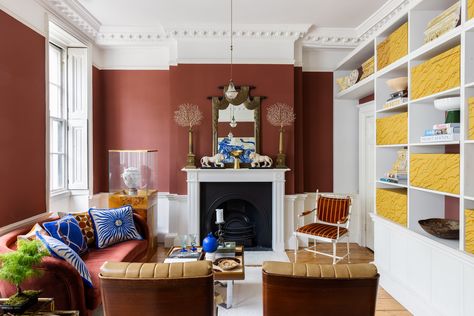 Room Of One's Own, Living Room Red, Ikea Furniture, House Garden, Neoclassical, Front Room, Sitting Room, Soft Furnishings, Interior Designer