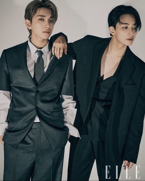 SEVENTEEN S.Coups Jeonghan Joshua for ELLE Korea 220118 Choi Hansol, Joshua Seventeen, Seventeen Scoups, Joshua Hong, Going Seventeen, Seventeen Debut, Seventeen Wallpapers, Seventeen Album, Elle Magazine