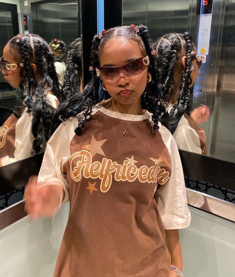 Leray Braids, Coi Leray Braids, Coi Leray, Clothes Aesthetic, Braids For Short Hair, Cutie Pie, Hairstyles For School, Black Girls Hairstyles, Aesthetic Hair