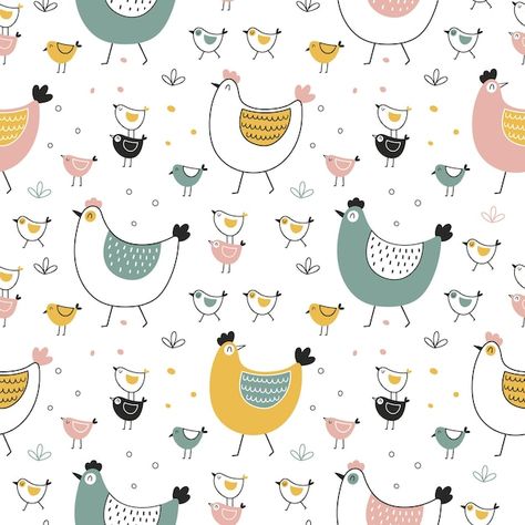 Hens And Chickens, Animal Clip Art, Funny Snowman, Easter Templates, Holiday Card Template, Hen Chicken, Doodle Inspiration, Geometric Textures, Colorful Bouquet