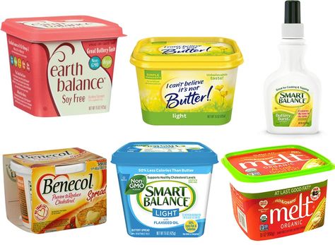 Don't let these smooth imposters butter you up! Find out which butter substitute brands are best and which tubs you should toss. Healthy Butter, Butter Replacement, Soy Butter, Butter Alternative, Butter Brands, Butter Substitute, Low Cholesterol Recipes, Healthy Cholesterol Levels, Best Butter