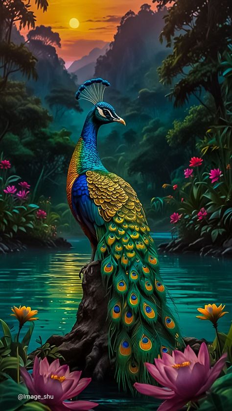 Peacock Photography Nature, Vastu Painting, Peacock Background, Wallpaper Peacock, Epoxy Clock, Peacock Artwork, Landscape Wall Painting, God Venkateswara Images Hd Wallpaper, Birds Photography Nature