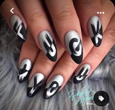 Mens Nails, Punk Nails, Gothic Nails, Goth Nails, Grunge Nails, Dope Nails, Perfect Nails, Black Nails, Swag Nails