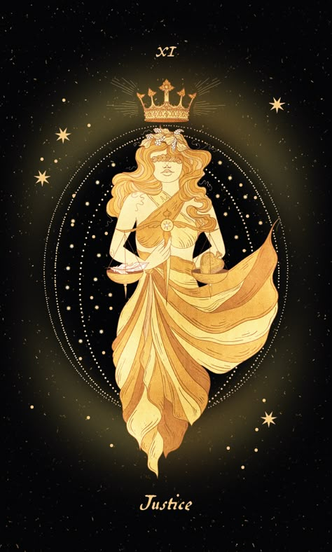 11 Justice - Cocorrina Tarot Wallpapers, Karmic Justice, Justice Tarot Card Art, The Justice Tarot Meaning, Tarot Archetypes, Tarot Cards Justice, Lady Justice Tarot Card, Tarot Card Justice, Freya Ridings