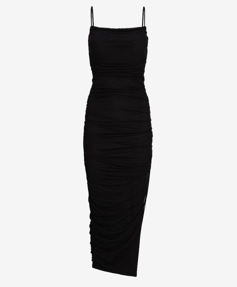 #black #fitted #fashion #dress #aesthetic Mesh Midi Dress, Body Contour, Dress Aesthetic, Cocktail Dress, Midi Dress, Mesh, Formal Dresses, Fabric, How To Wear