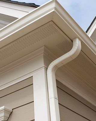 Facia And Soffit Ideas, Soffit Ideas, Soffit And Fascia, Cement Building, Hardie Board, Home Building Tips, Fiber Cement, House Siding, Southern Home