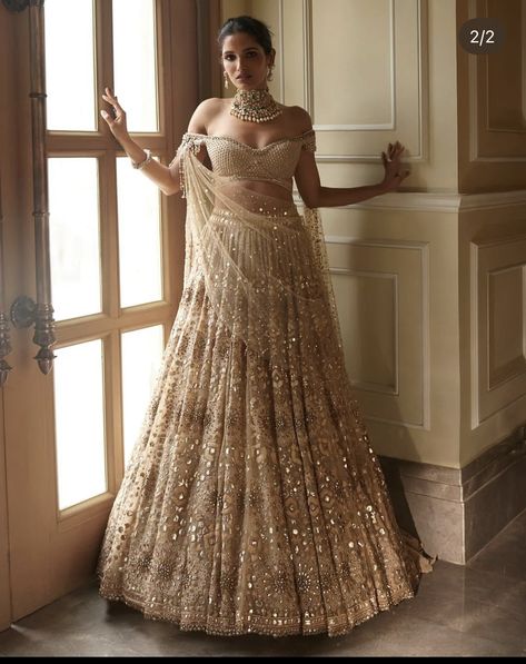 Wedding Event Dresses, Sangeet Outfit, Latest Bridal Lehenga, Wedding Lehenga Designs, Lehenga Designs Simple, Indian Bride Outfits, Latest Bridal Dresses, Classy Prom Dresses, Stunning Prom Dresses