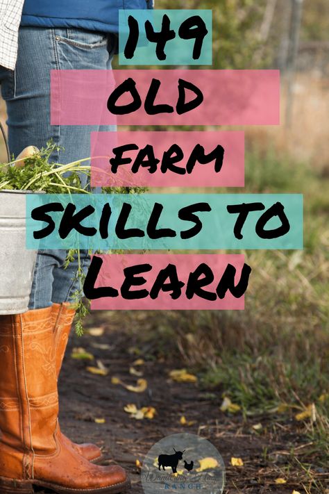 How To Live Off The Land, Living Off The Land Self Sufficient, Homesteading Skills To Learn, Starting A Homestead, Homestead Fashion, Old Fashioned Skills, Homestead Meals, Self Sufficient Living, Homestead Skills