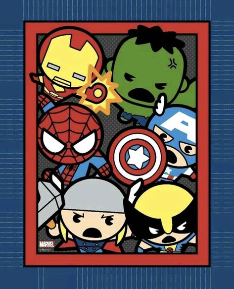 No Sew Fleece, Baby Marvel, Chibi Marvel, Baby Avengers, Avengers Cartoon, Avengers Party, Sewing Fleece, Karakter Disney, Avengers Wallpaper