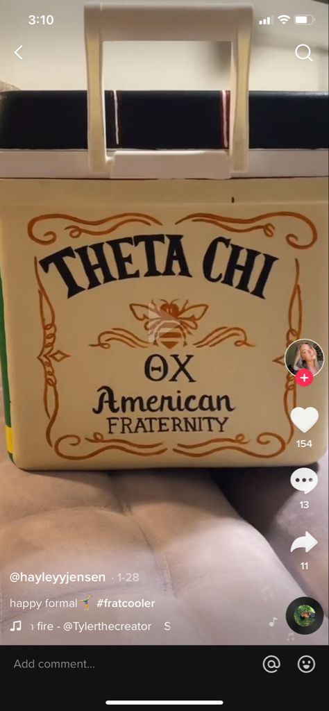 Theta Chi Frat Cooler, Theta Chi Cooler, Frat Banner, Formal Cooler Ideas, Formal Cooler, Theta Chi, Cooler Ideas, Frat Coolers, Fraternity