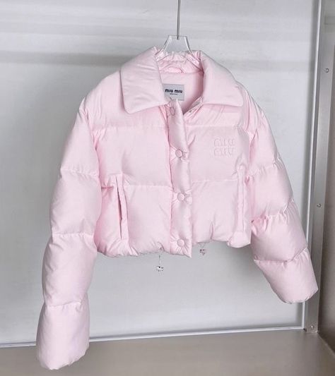 Pretty Major on Tumblr Pink Wardrobe, Pink Puffer Jacket, The Cardigans, Dress Up Dolls, Cute Jackets, Pink Jacket, Pink Outfits, Dream Clothes, Puffer Jacket