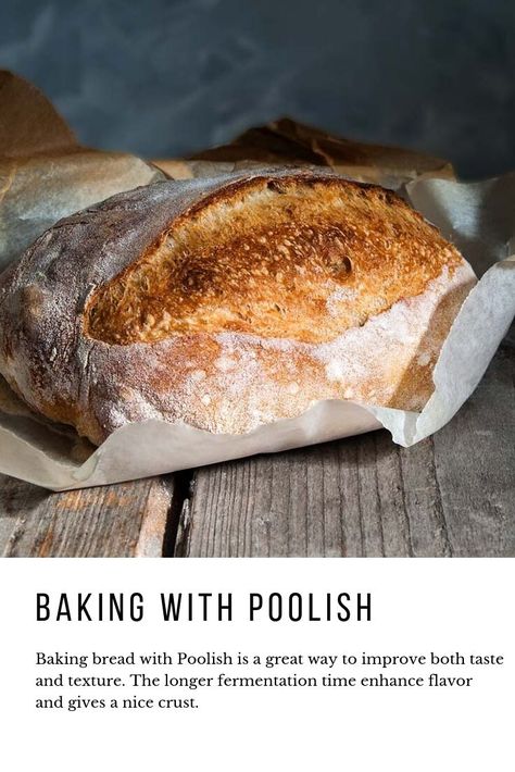 Poolish Bread Recipes, Poolish Bread, Poolish Recipe, First Bread Recipe, Fermented Bread, Bread Head, Homemade Bread Easy, Sicilian Recipes, Sourdough Baking