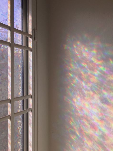 Rainbow Prism Window Film, Rainbow Through Window, Rainbow Window Film Aesthetic, Dragon Room Aesthetic, Prism Window Film, Suncatcher Room Aesthetic, Window Rainbow Film, Suncatcher Aesthetic, Khloe Core