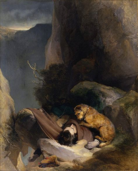 Edwin Landseer, Carl Spitzweg, Antoine Bourdelle, Animal Painter, St Louis Art Museum, William Powell, Trafalgar Square, Animals In Art, Dog Painting