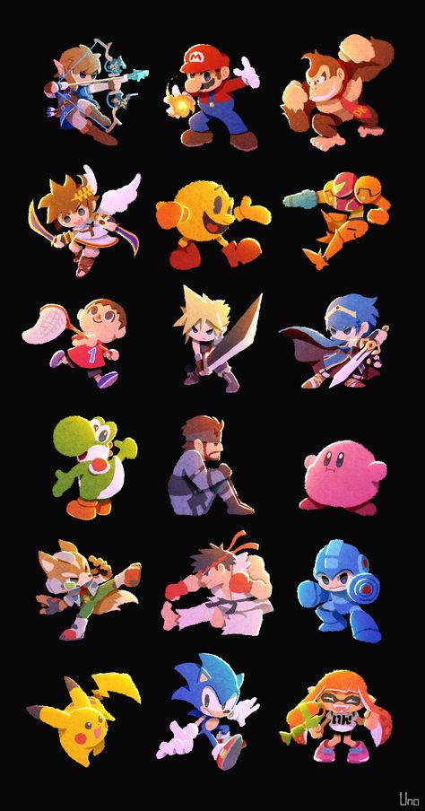 Super Smash Bros Characters, Super Smash Ultimate, Super Smash Bros Memes, Witcher Wallpaper, Smash Bros Funny, Super Smash Bros Brawl, Nintendo Super Smash Bros, Minecraft Banner Designs, Retro Gaming Art