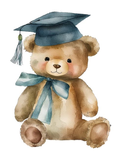 Graduation Teddy Bear drawing Drawing Of Teddy Bear, Graduation Cap Drawing, Graduation Drawing, Graduation Teddy Bear, Cap Drawing, Graduation Bear, Yearbook Covers, Bear Tattoos, Bear Paintings