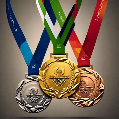 Gold Silver Bronze Medals, Goyard Print, Olympic Rings, Youth Group Games, The Olympic Games, Olympic Gold Medals, City Logo, Olympic Medals, Medal Display