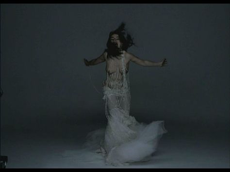 Bjork. Pagan Poetry. Storm Poetry, Weimar Cabaret, Pagan Poetry, Nick Knight, English Fashion, Princess Wedding Dress, Moving Image, Blow Your Mind, Film Stills