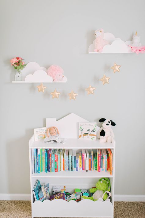 Cloud Shelf Nursery, Nursery Cloud Shelves, Cloud Shelf Decor, Cloud Shelves Nursery, Cloud Bookshelf, Triplets Nursery, Blue Girls Rooms, Cloud Shelves, Cloud Bedroom