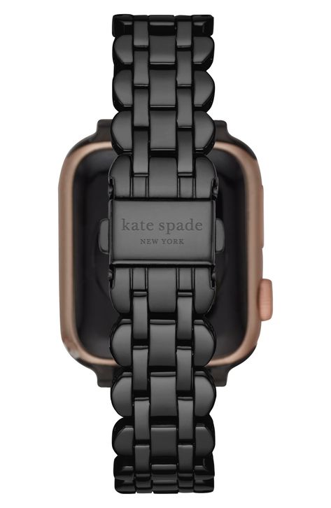 kate spade new york scallop Apple Watch® bracelet | Nordstrom Apple Watch Hacks, Apple Watch Bracelet, Apple Watch Bands Fashion, Apple Watch Bands Women, Hotline Bling, Apple Watch Bracelets, Tech Toys, Black Apple, Apple Watch Accessories