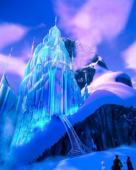 Elsa Palace, Elsa Castle, Castle Minecraft, Frozen Castle, Elsa Cakes, Ice Castle, Ice Palace, Beautiful Scenery Photography, Frozen Movie