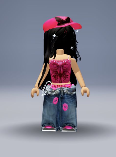 Cost : 335 robux // Envy code : 25CN // Made by: lxvtoni // dh grunge pink y2k emo 2000s roblox character avatar 50’s Outfits, Pink Roblox Avatar, 2000s Fashion Pink, Grunge Emo Outfits, Y2k Outfits 2000s, 2000 Outfit, Pink Y2k Outfit, 2000 Outfits, Roblox Character