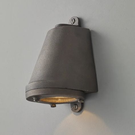 Wall Lights | Indoor and Outdoor Lighting | Original BTC Sandblasted Glass, Exterior Wall Light, Bronze Lighting, Wall Lighting Design, Galvanized Metal, Accent Lighting, Light Fittings, One Light, Lighting Solutions