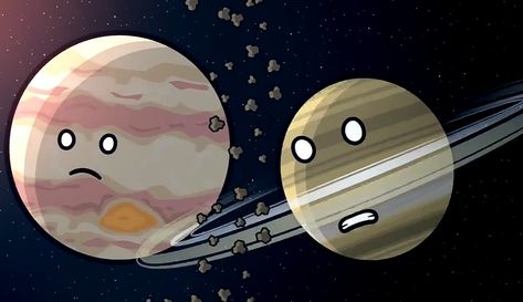 Jupiter X Saturn, Jupiter And Saturn, Male Names, Only Friends, Planets And Moons, Female Names, A Ship, Cute Animal Drawings, Kids Shows