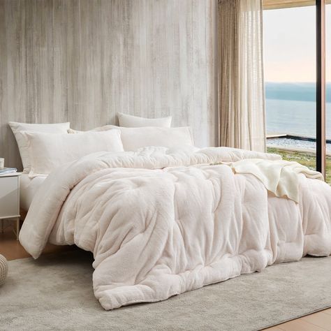 Byourbed Thickest Comas Bae She Thick Oversized Comforter Set | Wayfair Bed Comforter Ideas, White Comforter Bedroom, Oversized King Comforter, Bedroom Upgrades, Surf Room Decor, Comfy Room, Room Vision Board, Oversized Comforter, Comfy Beds