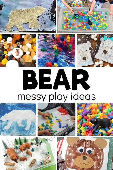 Bears Lesson Plans Preschool, Bear Curriculum For Preschool, Teddy Bear Sensory Activities, Brown Bear Kindergarten Activities, Bear Wants More Activities Preschool, Teddy Bear Theme Preschool Activities, Teddy Bear Toddler Activities, Bear Feels Sick Preschool Activities, Toddler Bear Activities