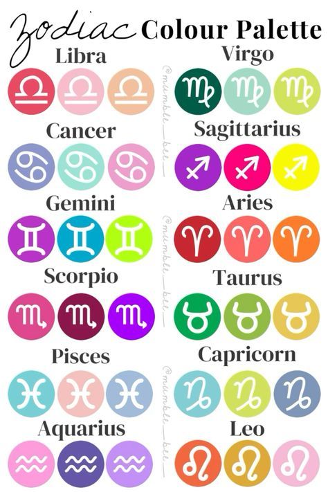 Libra Color Palette, Horoscope Colors, Zodiac Sign Colors Palette, Zodiac Color Palette, Signs Elements, Pulseras Ideas, Horoscope Design, Zodiac Signs Colors, Zodiac Signs Elements