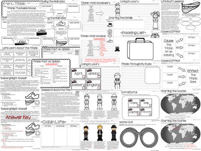 Fifth Grade Freebies Titanic Birthday, Titanic Party, The Lost City Of Atlantis, City Of Atlantis, Unit Studies Homeschool, Lost City Of Atlantis, Organized Classroom, Titanic History, Joy In The Journey