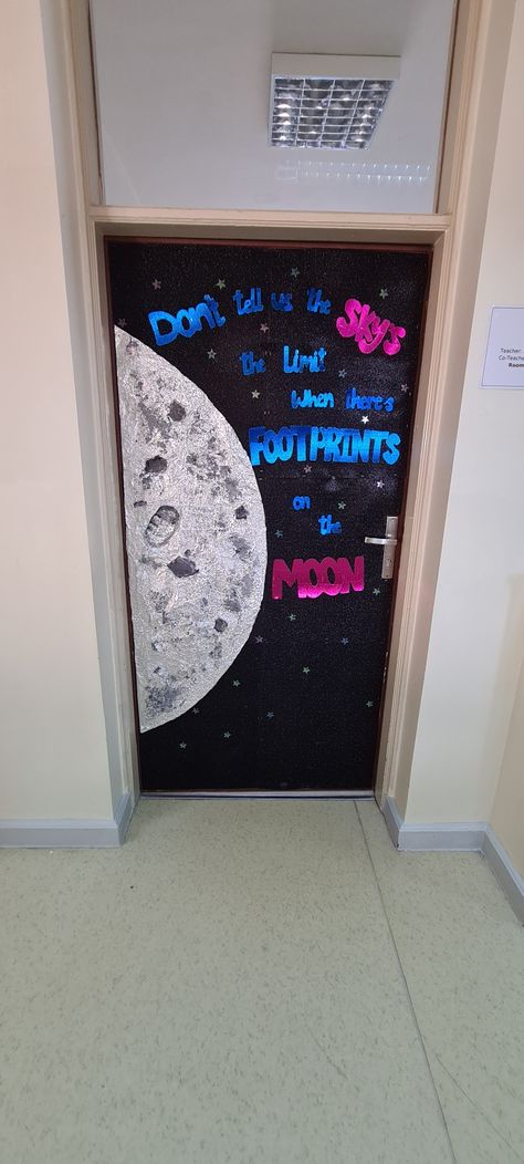 Classroom door display space themed... Classroom Door Displays, Door Display, Door Displays, Classroom Door, Classroom Displays, New Theme