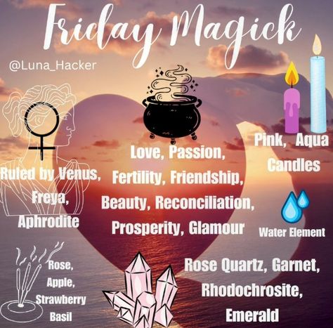 Friday Magick, Weekly Rituals, Friday Magic, Baneful Magick, Beginners Spirituality, Magick Rituals, Witches Wheel, Swarm Of Bees, Love Magick