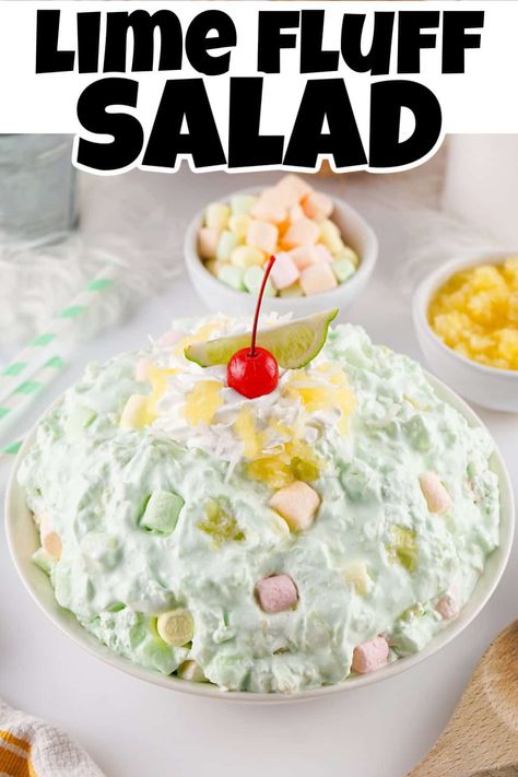 When it comes to easy desserts, you can’t go wrong with a vintage lime Jello salad! This old-fashioned recipe is perfect for any party, featuring a subtle lime flavor paired with creamy Cool Whip and sweet crushed pineapple. And since there’s no baking involved, this quick and easy sweet treat is a refreshing option for the hot summer months. Lime Jello Salad Recipes Cool Whip, Cool Whip And Jello Recipes, Lime Salad Jello, Layered Jello Salad Recipes, 7 Up Salad Jello Crushed Pineapple, Summer Jello Salads, Lime Fluff Jello Salad, Lime Jello Salad With Cottage Cheese, Summer Jello Desserts