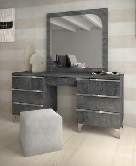 Dressing Mirror Designs, Contemporary Dressing Tables, Bedroom Furniture Uk, Dressing Table Modern, Modern Tv Wall Units, Mirrored Bedroom Furniture, Dressing Table Design, Bedroom Closet Design, Dressing Table Mirror