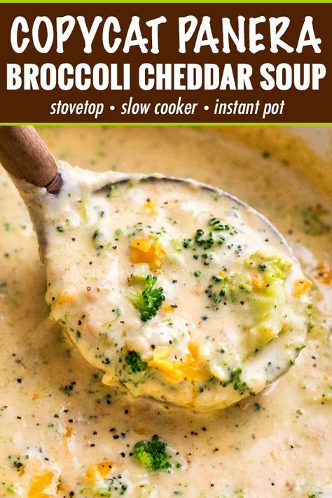 Copycat Broccoli Cheddar Soup, Broccoli And Cheese Soup, Creamy Broccoli Cheddar Soup, Cheddar Soup Recipe, Broccoli Cheddar Soup Recipe, Chunky Chef, Broccoli Cheese Soup Recipes, Cheese Soup Recipes, Creamy Broccoli