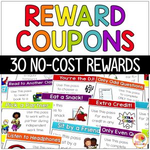 Class Dojo Rewards, Rewards For Students, Student Reward Coupons, Pbis Rewards, Classroom Reward Coupons, Reward Tickets, Positive Behavior Rewards, Classroom Incentives, Behavior Incentives