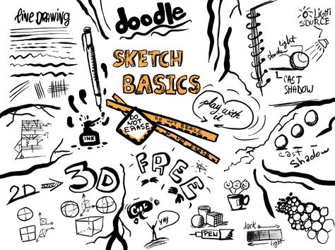 How doodle art increases your spontaneity - Cristina Teaching Art Freestyle Drawing, Beginner Drawing Lessons, Some Drawings, Increase Creativity, Brain Science, Drawing Activities, Forms Of Communication, Shadow Play, Drawing Expressions