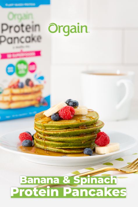 Clean Meal Plan, Protein Pancakes Recipe, Peanut Butter Protein Cookies, Banana Protein Pancakes, Clean Meals, Gluten Free Shopping, Banana Protein, Organic Protein, Waffle Mix