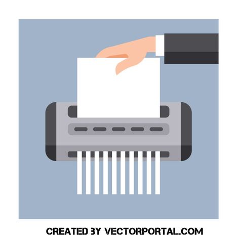 Shredder Machine, Paper Shredder, Painted Shells, Free Vectors, Site Design, Vector Free, Vector Illustration, Shells, Clip Art