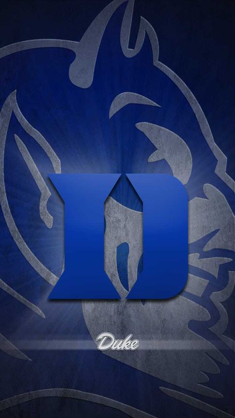 Duke Graduation, Duke Blue Devils Wallpaper, Devils Wallpaper, Basketball Iphone Wallpaper, Duke Blue Devils Logo, Blue Home Screen, Blue Devils Logo, Duke Logo, Duke Blue Devils Basketball