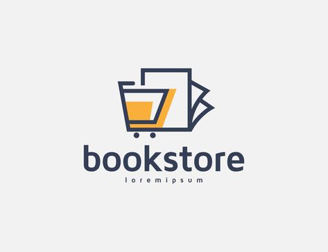 Logo Design Bookstore, Bookshop Logo Design Ideas, Modern Bookstore, Logo Bookstore, Bookstore Logo Design, Bookshop Logo, Logos Bookstore, Book Vending Machine, Bookstore Logo