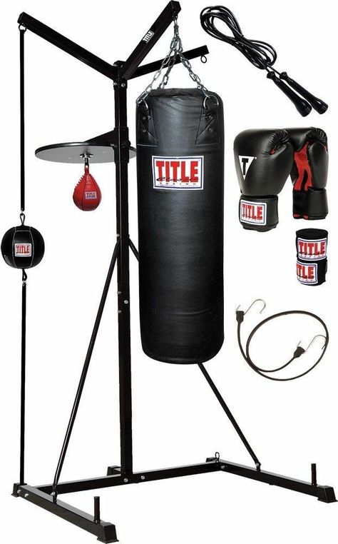 Home Gym Boxing, Punching Bag Stand, Martial Arts Gear, Boxing Punching Bag, Mma Gear, Diy Home Gym, Gym Room At Home, Fitness Home, Mma Training