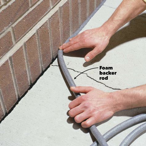 Concrete Cracks, Repair Cracked Concrete, Concrete Repair Products, Brick Projects, Casa Clean, The Family Handyman, Home Fix, Family Handyman, Diy Home Repair