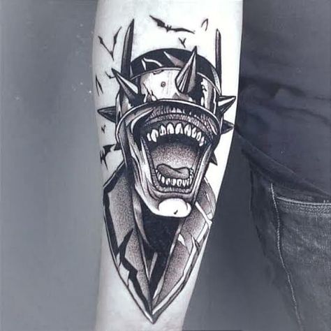 Batman Who Laughs Tattoo, Laugh Tattoo, Batman Who Laughs, Sleeve Ideas, Full Sleeve Tattoo, Sleeves Ideas, Sleeve Men, Tattoo Sleeve Men, Tattoo Sleeve