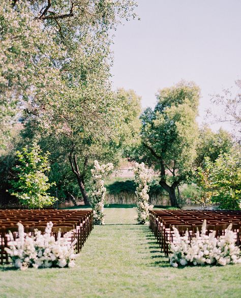 A Bohemian Barn Wedding in San Luis Obispo, California Wedding Isles, Field Wedding, Aisle Flowers, Ceremony Flowers, Coast Wedding, Wedding Rentals, Wedding Aisle, Ranch Wedding, Italy Wedding